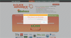 Desktop Screenshot of 3clickadvance.com